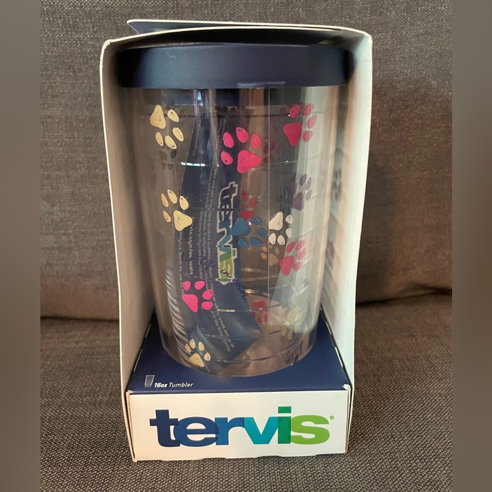Lug Tervis Tumbler Cup 16oz - Paws Navy